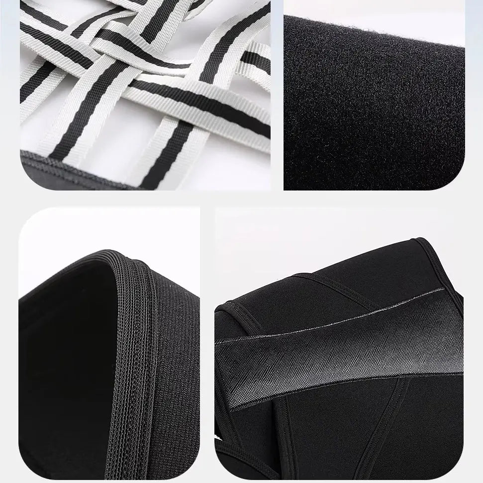 Close-up of posture corrector showing material and stitching details for quality assurance