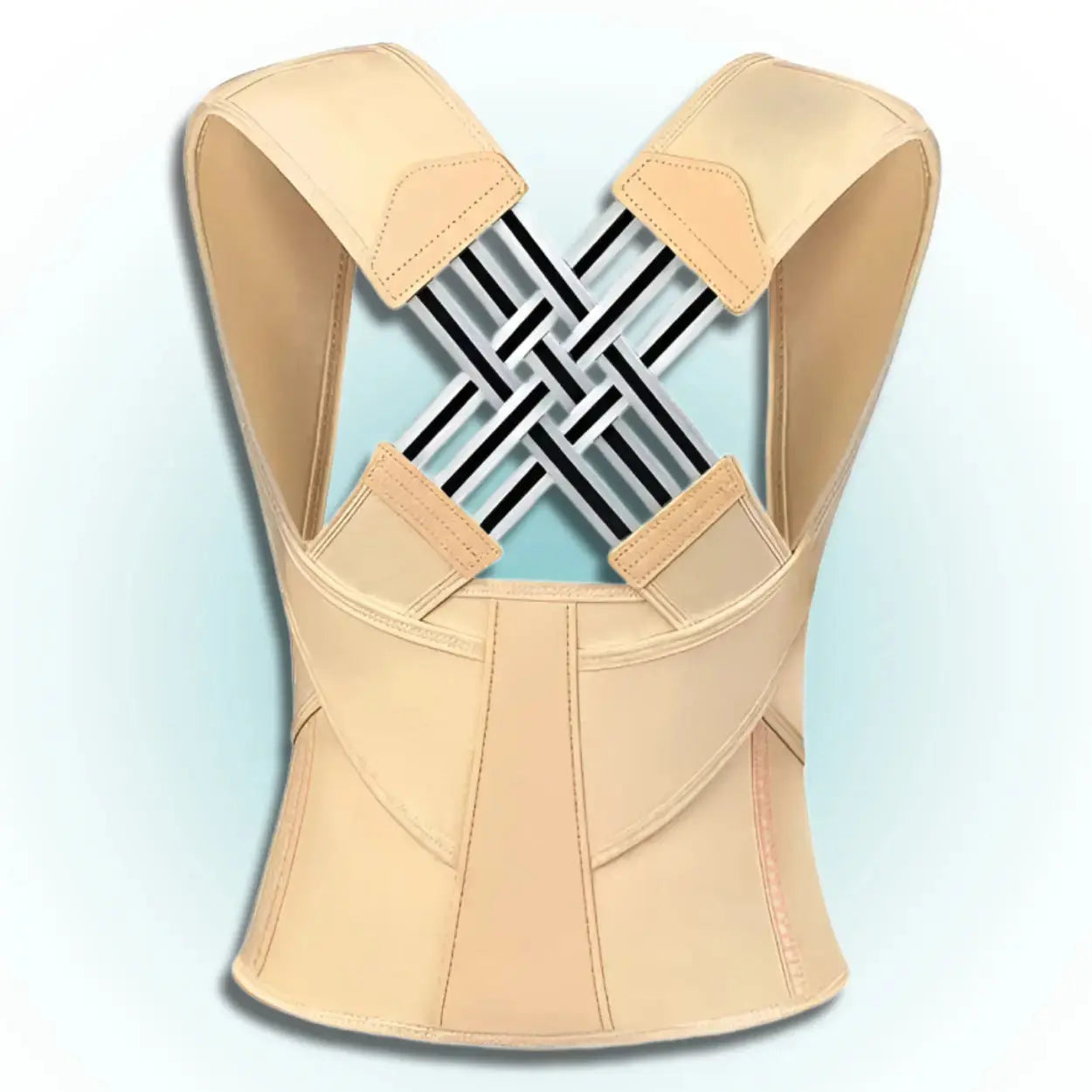 ExoPosture beige posture corrector brace for back support - back support belt
